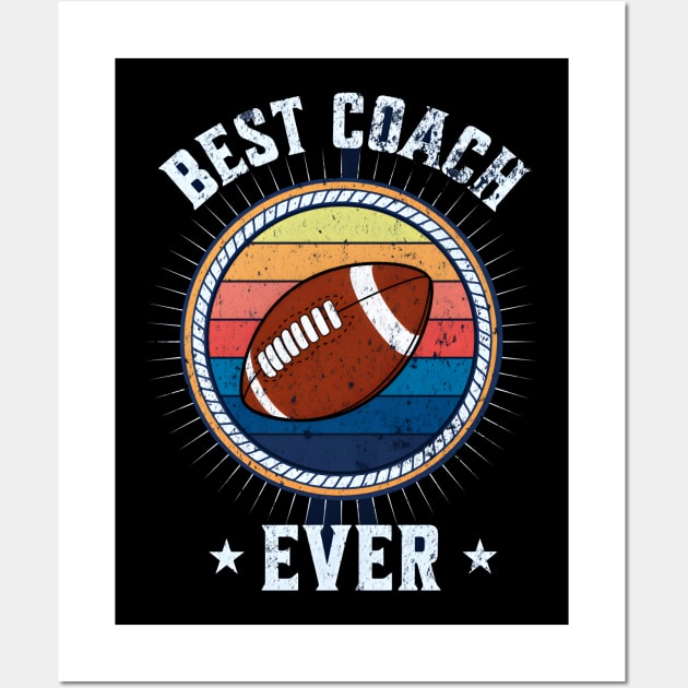 Cool Best Coach Ever Wall Art by VisionDesigner